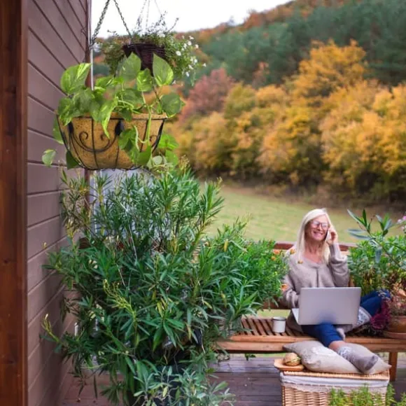 Hängande korgset, set om 3, metall