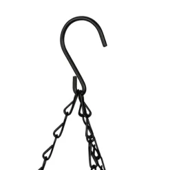 Hängande korgset, 50x31 cm, Svart, Natur