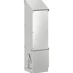 Hönsfodertråg Silver 13 x 12 x 51 cm Galvaniserat Stål