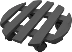 HOME It® krukkevogn sort træ Ø30 cm