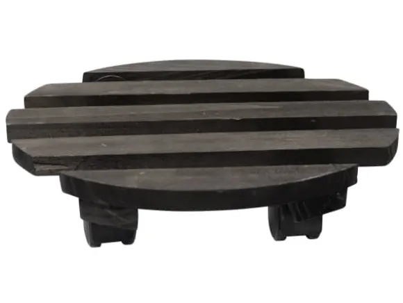 HOME It® krukkevogn sort træ Ø30 cm