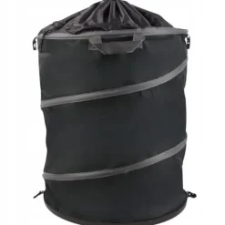 Hopfällbar behållare för löv, gräs och trädgårdsavfall, stor förstärkt, 80 liter