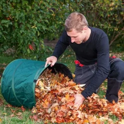 Hopfällbar lövbehållare 175 liter
