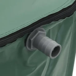Hopfällbar regntunna med kran 1250 L - Vattenbesparande lösning | Färg: Grön | Storlek: 1250 L