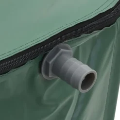 Hopfällbar regntunna med kran - Vattenbesparande lösning | Volym: 1000 L | Färg: Grå