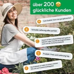 Hopfällbar trädgårdspall/knästöd 2-i-1 med verktygsväska, EVA-skum, 58×28×49 cm