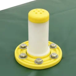 Hopfällbar vattentank med kran 2100 L - PVC, slitstark och flexibel | Färg: Grön | Storlek: 2100 L