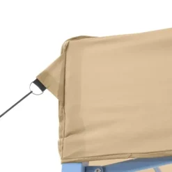 Hopfällbart partytält - Slitstark och lätt att sätta upp | Färg: Beige | Storlek: 580x292x315 cm
