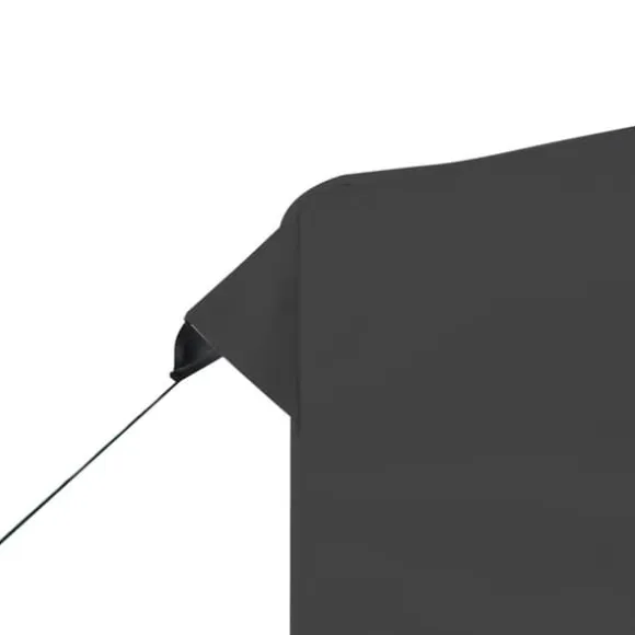 Hopfällbart partytält i aluminium 2x2 m | Färg: Antracit | Storlek: 2x2 m