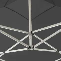 Hopfällbart partytält i aluminium 2x2 m | Färg: Antracit | Storlek: 2x2 m