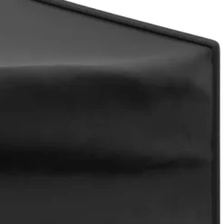 Hopfällbart partytält med sidoväggar - 3x3 m | Färg: Svart