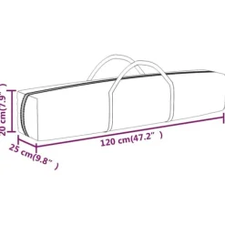Hopfällbart partytält med sidoväggar - Utomhuspaviljong | Färg: Antracit | Storlek: 2x2 m
