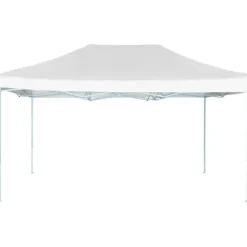 Hopfällbart partytält 3x4,5 m vit