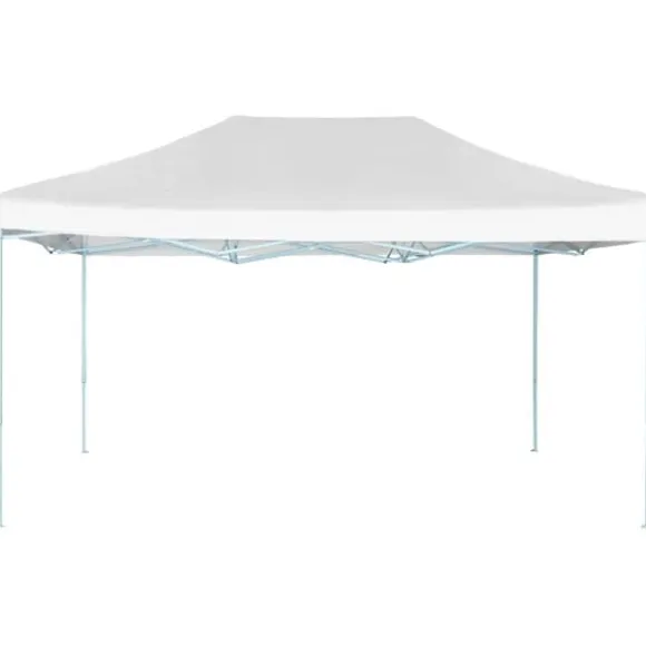 Hopfällbart partytält 3x4,5 m vit