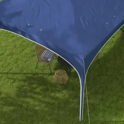 Hopfällbart partytält, 295x295x255 cm, blå