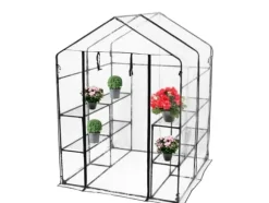 HORTUS Plastdrivhus XL 143 x 143 x 195 cm (211-203)