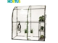 HORTUS Väggväxthus i plast 215 x 200 x 100 cm (211-206)