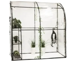 HORTUS Väggväxthus i plast 215 x 200 x 100 cm (211-206)