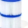 Hot Tub Filter Cartridge VI för alla Lay-Z-Spa-modeller - 2-pack, vit