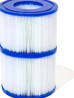 Hot Tub Filter Cartridge VI för alla Lay-Z-Spa-modeller - 2-pack, vit