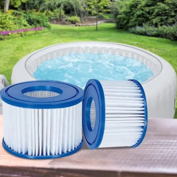 Hot Tub Filter Cartridge VI - För alla Lay-Z Spa-modeller Hawaii Miami Paris Vegas Monaco | 6 x Twin Pack (12 filter) | Använd för poolrengöring