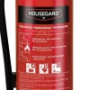 Housegard Brandsläckare, 6 kg pulver | Röd | För hemmet, villan, fritidshuset och kontoret rekommenderas en pulversläckare på 6 kg | Högsta släckeffek | CDON