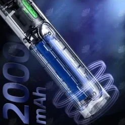 HTBE® hushållsuppladdningsbar multifunktionell elektrisk myggsmällare Smart ljusstyrd myggsmällare