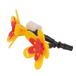 Hummingbird Feeder Kit - Dubbel blomma, hängande flaska för gör-det-själv, återvinningsblomma, för trädgårdens innergård