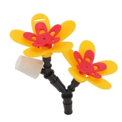 Hummingbird Feeder Kit - Dubbel blomma, hängande flaska för gör-det-själv, återvinningsblomma, för trädgårdens innergård