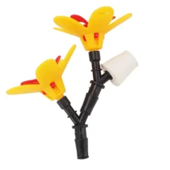 Hummingbird Feeder Kit - Dubbel blomma, hängande flaska för gör-det-själv, återvinningsblomma, för trädgårdens innergård