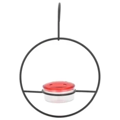Hummingbird Feeder Vacker lätt hängande fågelmatare med 4 portar för utomhusbakgård