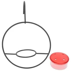 Hummingbird Feeder Vacker lätt hängande fågelmatare med 4 portar för utomhusbakgård