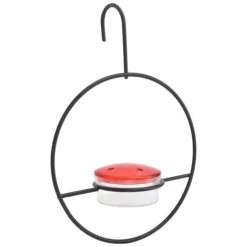 Hummingbird Feeder Vacker lätt hängande fågelmatare med 4 portar för utomhusbakgård