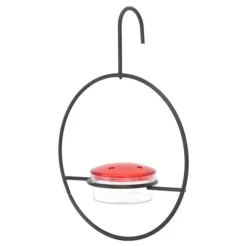 Hummingbird Feeder Vacker lätt hängande fågelmatare med 4 portar för utomhusbakgård