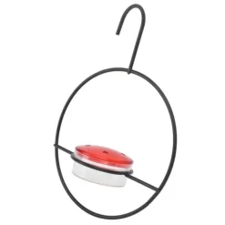 Hummingbird Feeder Vacker lätt hängande fågelmatare med 4 portar för utomhusbakgård