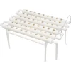 Hydroponiskt odlingskit, 54 växtplatser, 1 lager, PVC-U-material,VIT