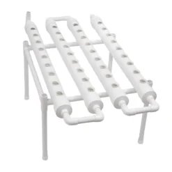 Hydroponiskt odlingskit, 36 växtplatser, effektiv jordlös odling,Vit
