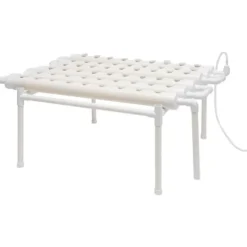Hydroponiskt odlingskit - 1-Lagers System - 36 Odlingsplatser - PVC-U - Håldiameter 3,2 cm - Rör Ø 6,3 cm - Vit