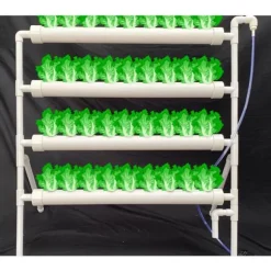 Hydroponiskt odlingskit - Rörsystem i PVC - Med 36 Odlingsplatser - Diameter 32 mm - Storlek 95×45×100 cm - Spänning 220 V/50 Hz - Utan Reservoar