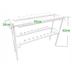 Hydroponiskt odlingskit, lagerdesign, automatiskt bevattningssystem,36 Hål