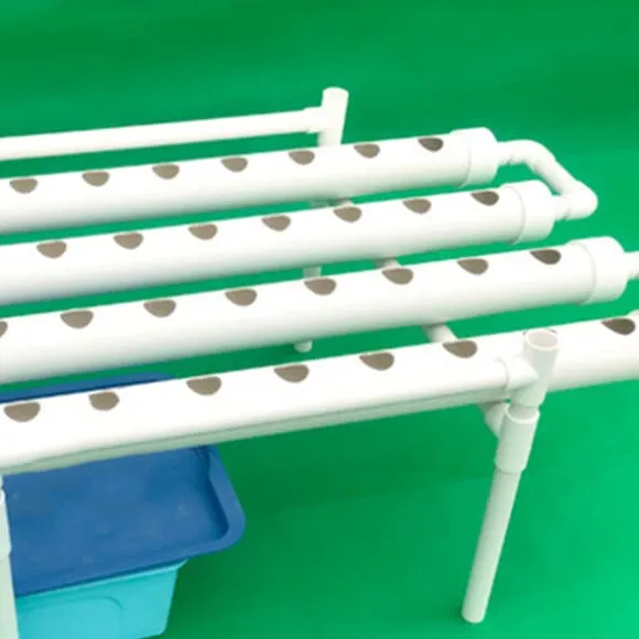 Hydroponiskt odlingssystem, 36 planteringsplatser, effektiv vattenanvändning, PVC-U-material