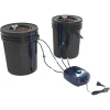 Hydroponiskt system, djupvattskultur, luftpump ingår,svart