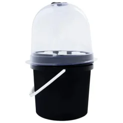 Hydroponiskt system, inomhusodlingskit, automatiserad cykelmist,svart