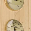 Hygrometer termometer bastu två i ett, inomhusfuktighet och temperaturmätning basturum träbastuhygometer, lämplig för hemmabastu