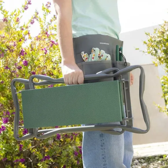 3-i-1 fällbar trädgårdsstol med väska för verktyg Situl InnovaGoods