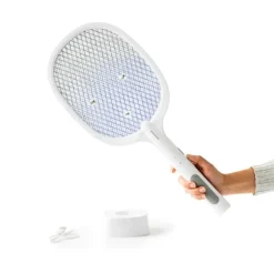 2-i-1 Uppladdningsbart Insektsdödande Racket med UV-ljus Elecfly InnovaGoods