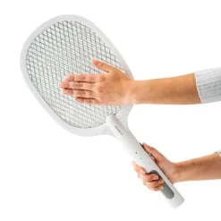 2-i-1 Uppladdningsbart Insektsdödande Racket med UV-ljus Elecfly InnovaGoods