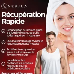 Infraröd bastukåpa Nebula 500W | Bärbar, Vattentät, Avkoppling