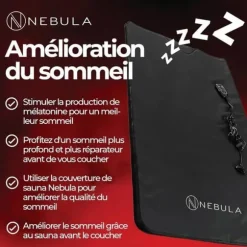 Infraröd bastukåpa Nebula 500W | Bärbar, Vattentät, Avkoppling