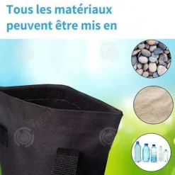 INN 8 st Fast sandsäck för tält i tyg 50x20cm Oxford järngård Fast sandsäck för tält Sandsäck för utomhusparasoll